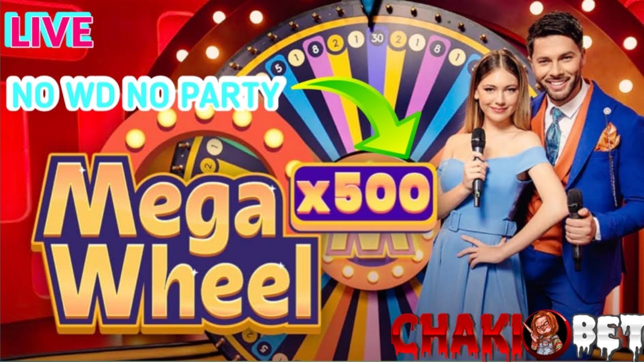 LIVE CASINO MEGA WHEEL X500  NO WD NO PARTY