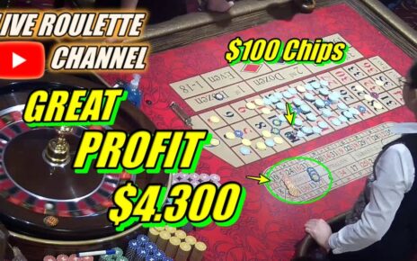 ? LIVE ROULETTE | ? GREAT turn a profit  In Las Vegas Casino ? Big Win ?4.300 Exclusive ✅ 2023-05-06