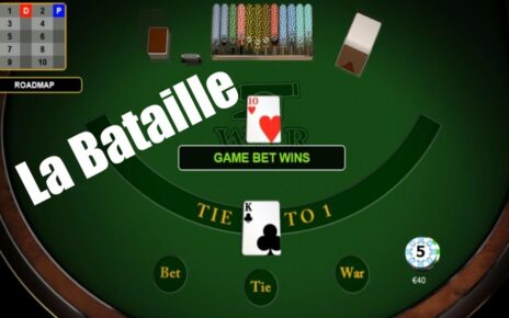 Le jeu de carte de casino le plus simple du monde : La Bataille ( Casino War )