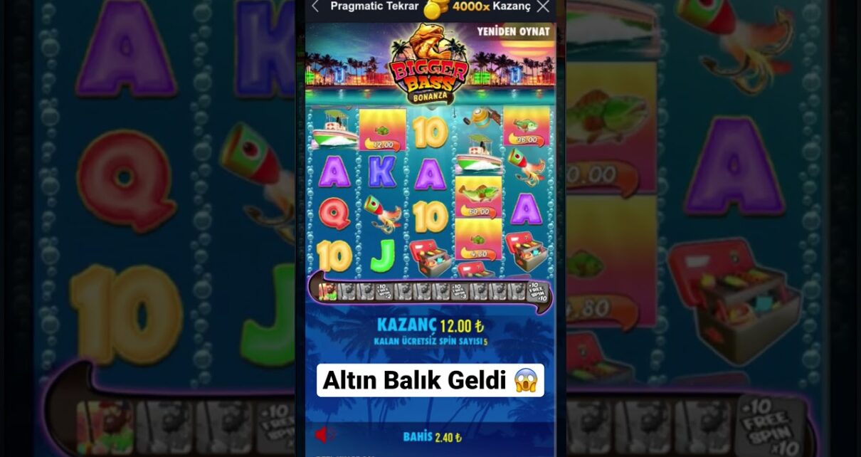 MİN BETE ALTIN BALIK PATLADI ? BİGGER BAS BONANZA ?