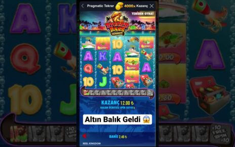 MİN BETE ALTIN BALIK PATLADI ? BİGGER BAS BONANZA ? #slot #casino #biggerbassbonanza