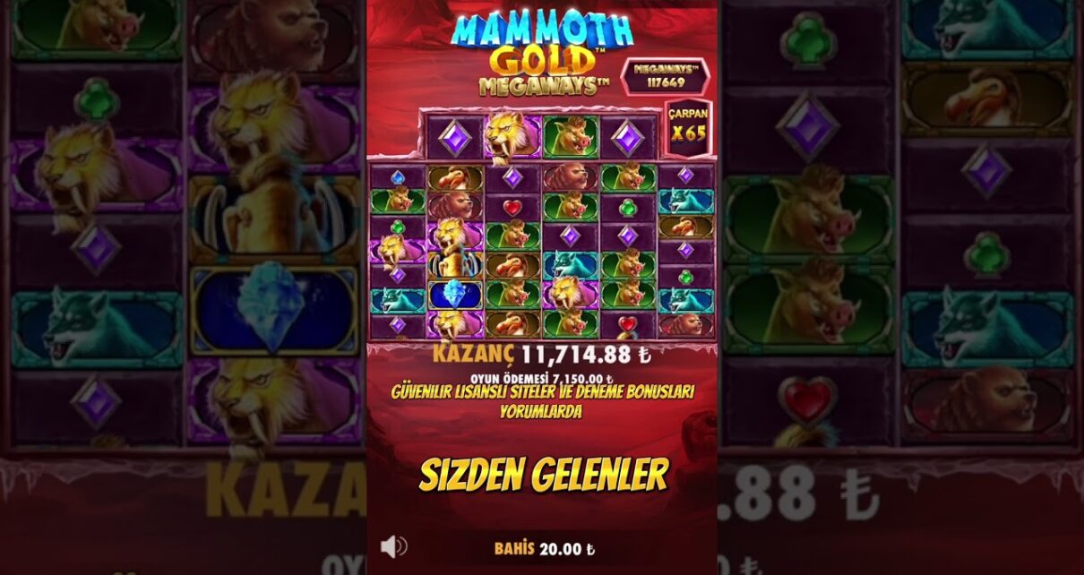 Max Megaways İle Müthiş Vurgun – Mammoth Gold Megaways Rekor Kazanç –