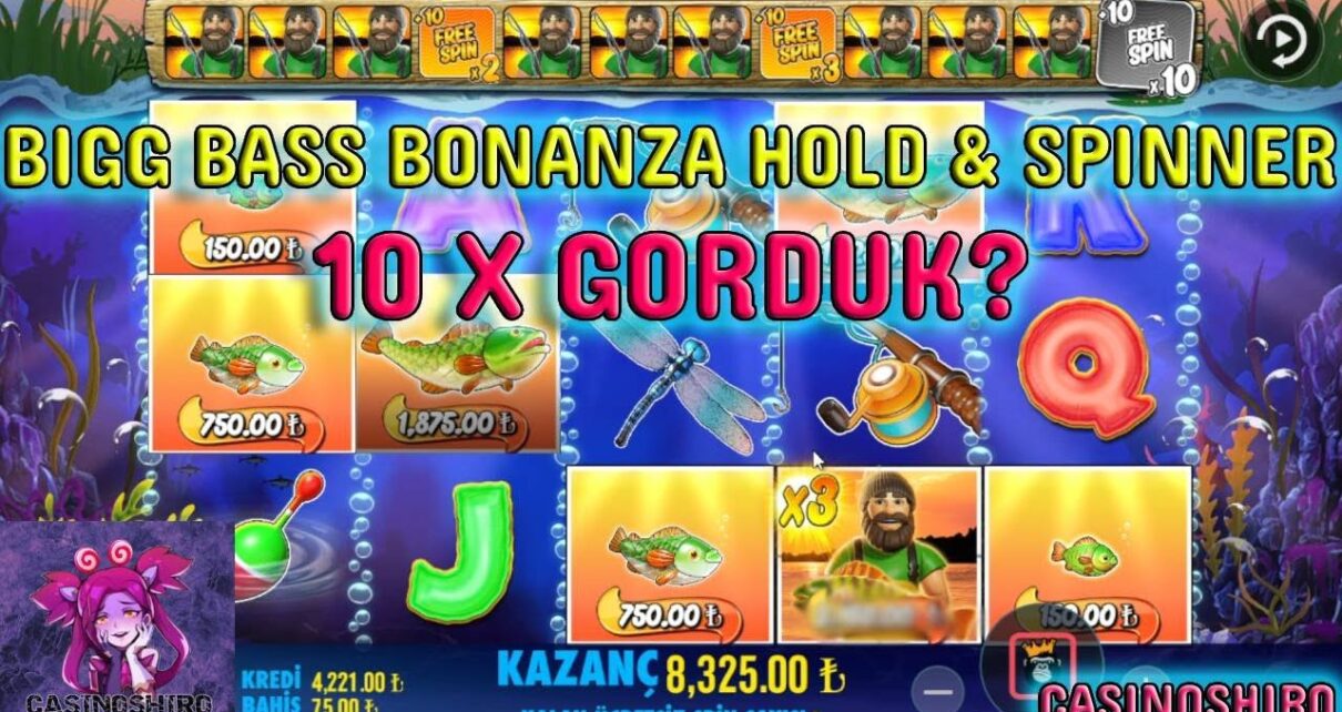 NESİN SEN OYUN 10X? |?BIGG BASS BONANZA HOLD & SPINNER? | #slot #casino #slotoyunları