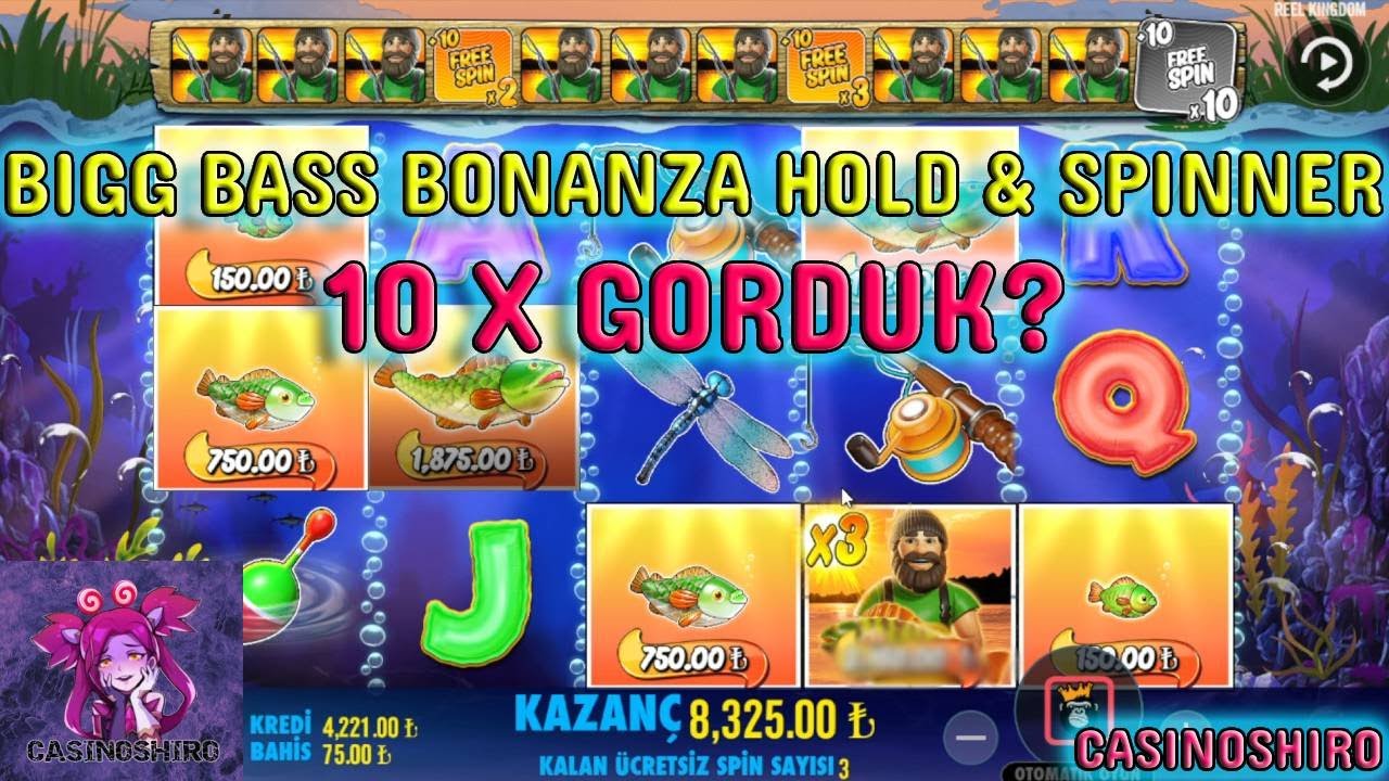 NESİN SEN OYUN 10X? |?BIGG BASS BONANZA HOLD & SPINNER? | #slot #casino #slotoyunları