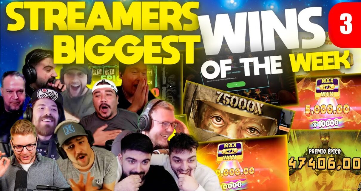 NEW TOP 10 STREAMERS BIGGEST WINS OF THE WEEK #3/2023