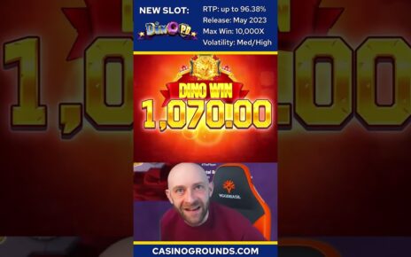 New Slot: Big Win on Dino P.D.