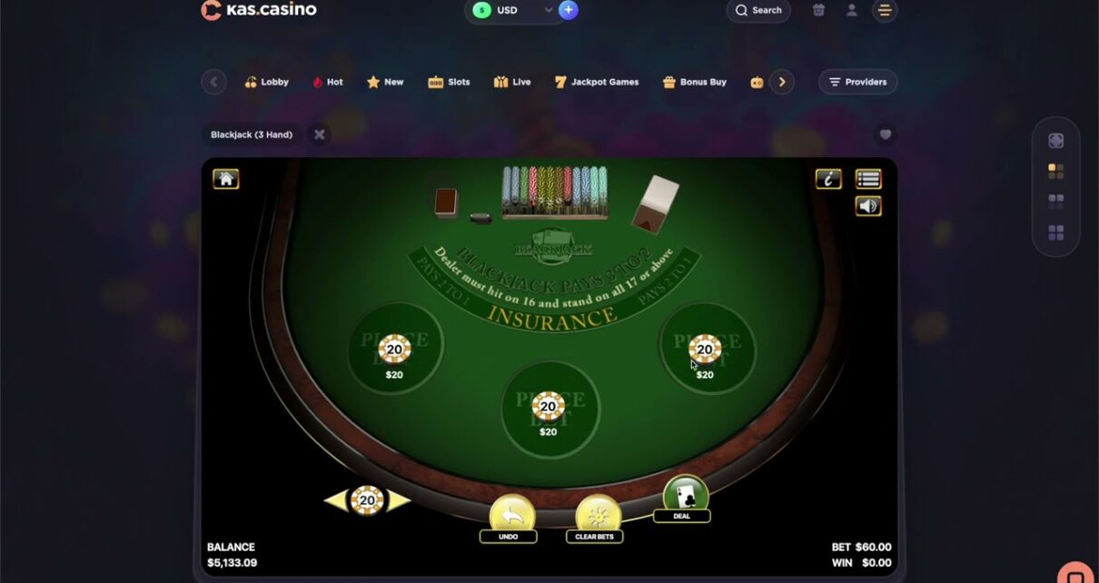 Online Blackjack på kas.casino nye online casino