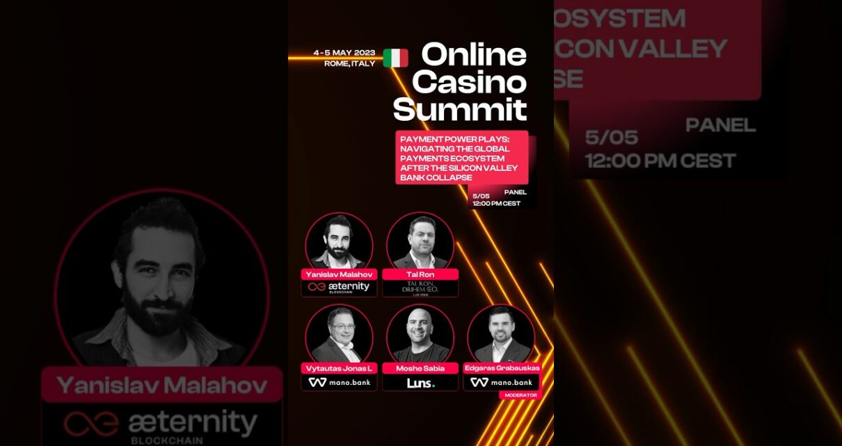 Online Casino Summit Italia in Rome will feature æternity Blockchain Founder as a speaker. Info in?