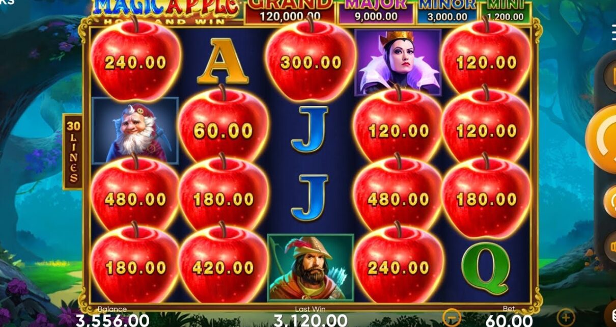 Online casino jackpot winning magic apple big jackpot win