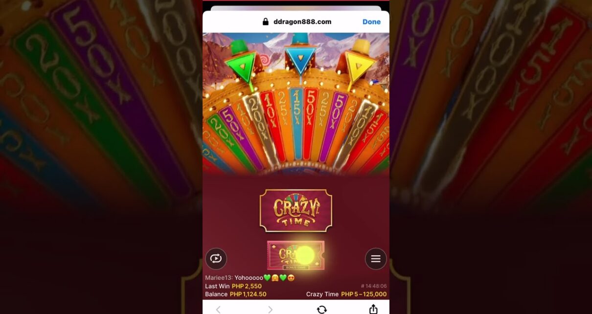 Online casino like this..Crazy time