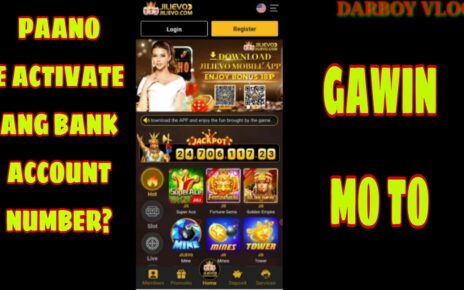 PAANO E ACTIVATE ANG BANK ACCOUNT NUMBER SA ONLINE GAMES || ONLINE CASINO 777-PAGCOR SLOT GAMES