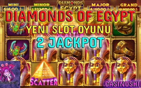 PRAGMATİC YENİ SLOT OYUNUNDA 2 KERE JACKPOT | ⚰️DIAMONDS OF EGYPT⚰️ | #slot #casino #slotoyunları