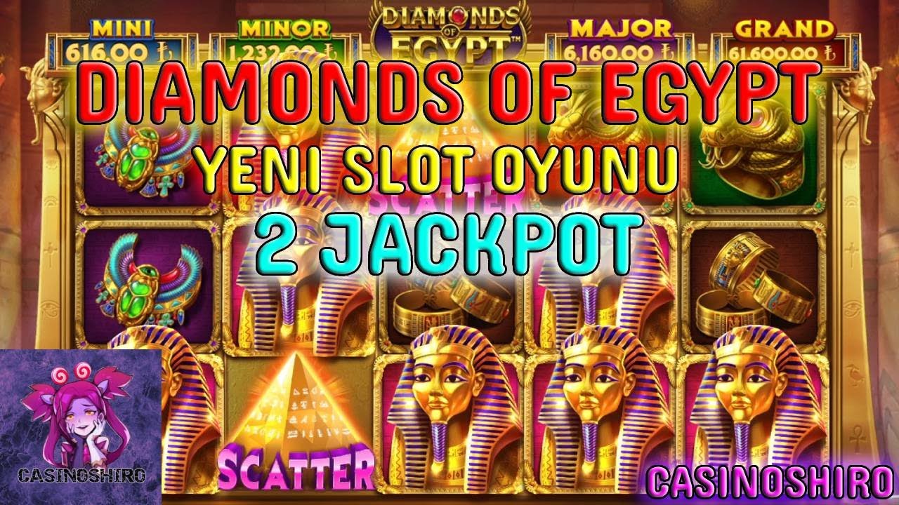 PRAGMATİC YENİ SLOT OYUNUNDA 2 KERE JACKPOT | ⚰️DIAMONDS OF EGYPT⚰️ | #slot #casino #slotoyunları