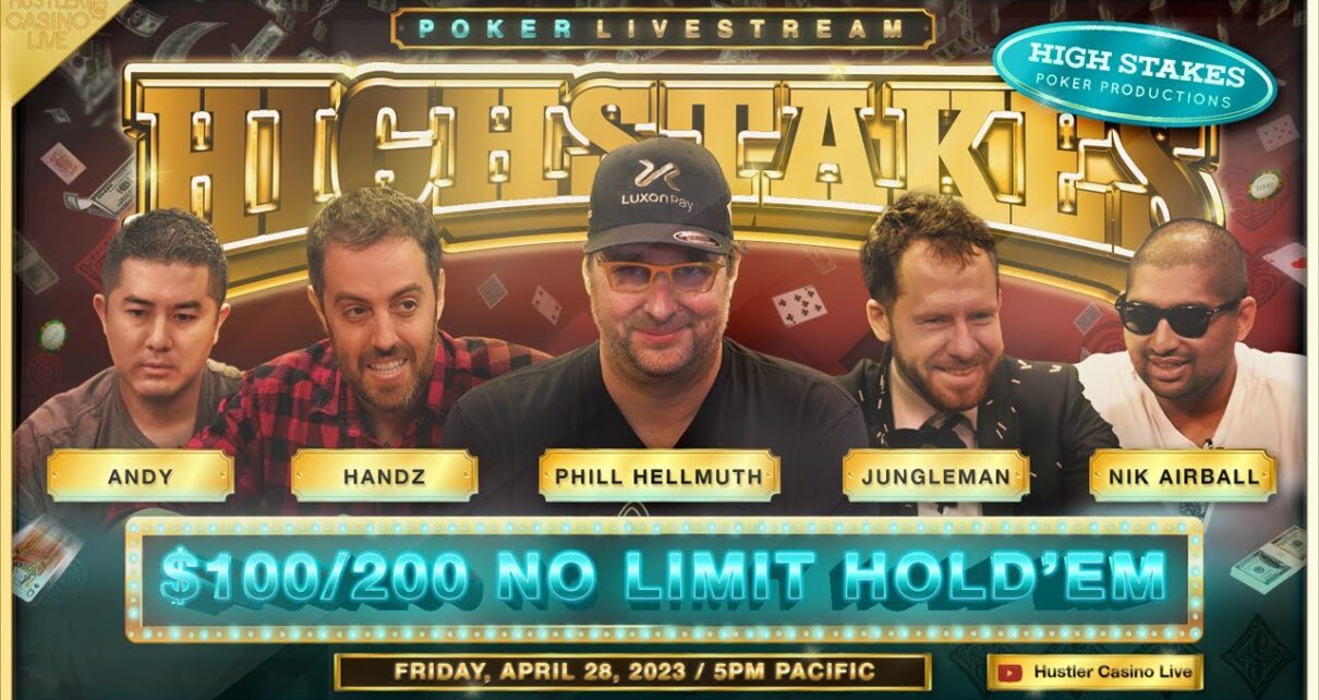 Phil Hellmuth & Jungleman Play SUPER HIGH STAKES 0/200/400 w/ Andy, Nik Airball, Handz & Mike X