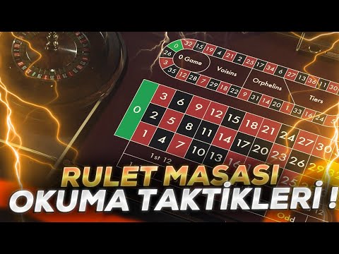 RULET | RULET MASASI OKUMA TAKTİKLERİ! BU TAKTİKLERİ BAŞKA YERDE BULAMAZSIN!