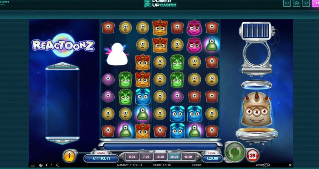 Reactoonz 20€-fach | Highroll | Online Casino Deutsch | Garga kommt :-) | Slots | SpinzStar