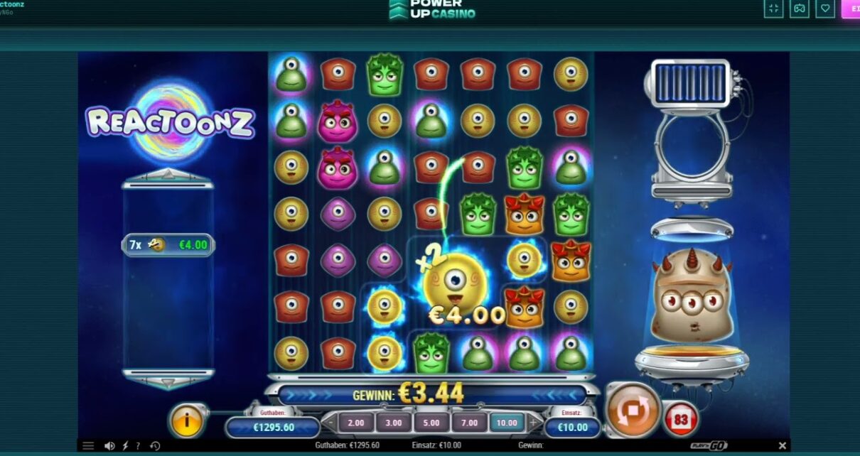 Reactoonz Online Casino deutsch | Highroll | Slots | Spinzstar