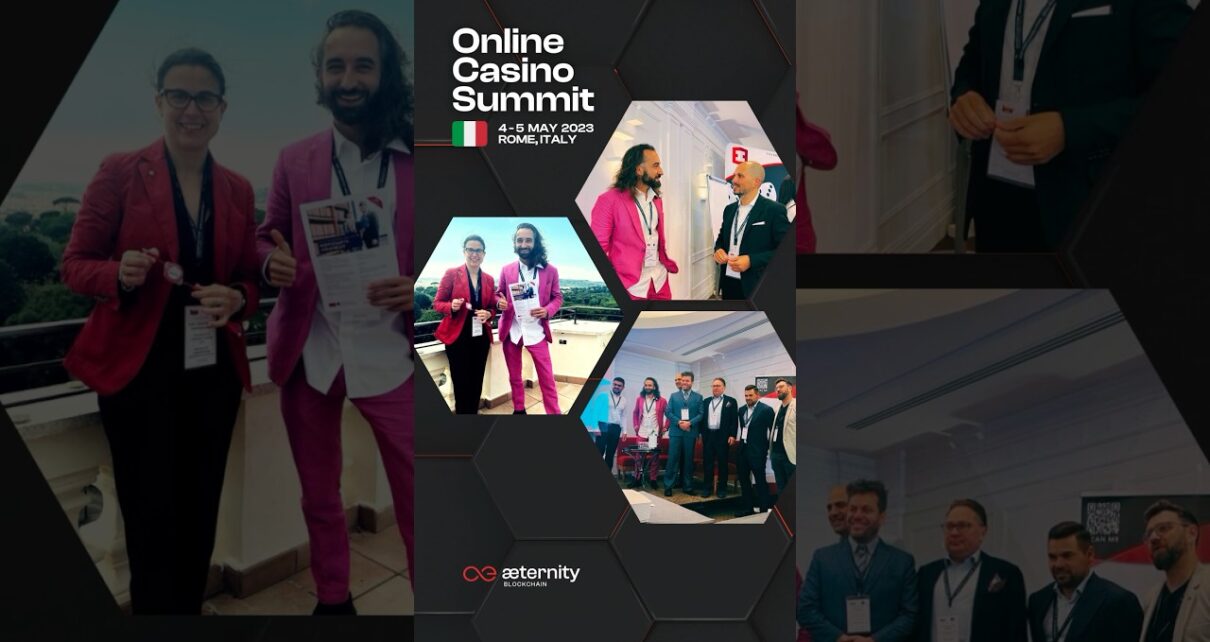 ? Recap from the Online Casino Summit Italia in Rome, Italy ?? Join æternity forum, link in ?.