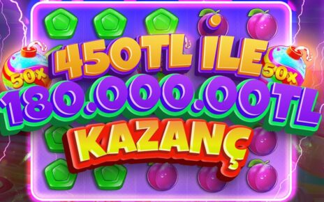 SADECE 450₺ İLE 180.000.00₺ KAZANÇ #sweetbonanza