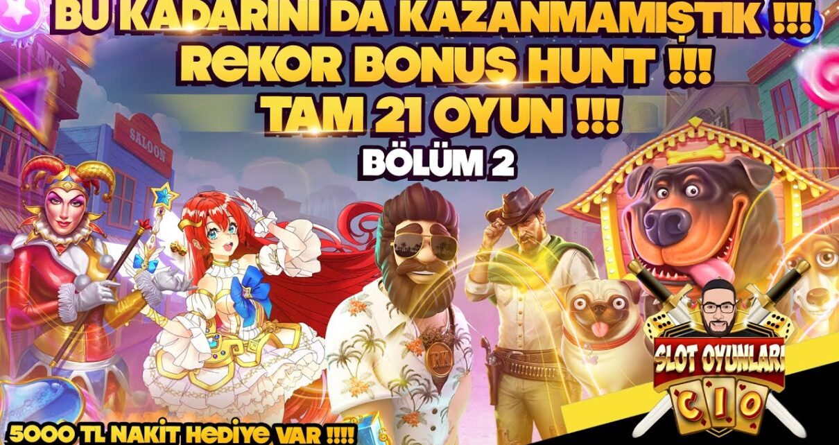 SLOT OYUNLARI ?BU KADARINI KAZANMAMIŞTIK?  YÜKSEK BETLİ BONUS HUNT REKORRR??BÖLÜM 2?