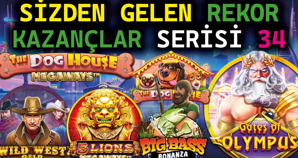 SLOT OYUNLARI SİZDEN GELEN REKOR KAZANÇLAR VE MAX WİNLER SERİSİ VOL 34 #slot #slotoyunları #casino