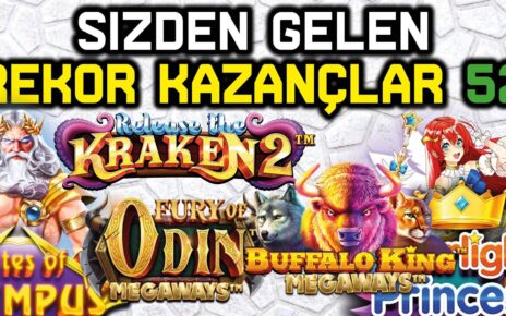 SLOT OYUNLARI ? SİZDEN GELENLER ? SLOT REKOR KAZANÇ 52 #slot #slotoyunları #casino