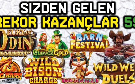 SLOT OYUNLARI ? SİZDEN GELENLER ? SLOT REKOR KAZANÇ 59ı