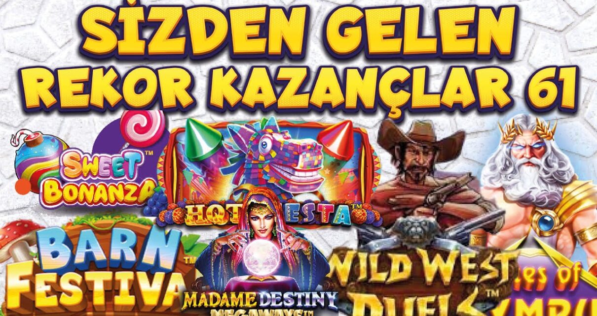 SLOT OYUNLARI ? SİZDEN GELENLER ? SLOT REKOR KAZANÇ 61 #slot #slotoyunları #casino