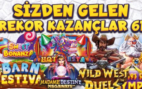 SLOT OYUNLARI ? SİZDEN GELENLER ? SLOT REKOR KAZANÇ 61 #slot #slotoyunları #casino