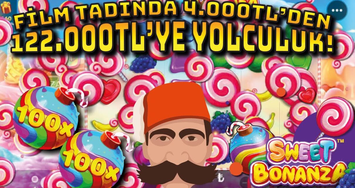 SLOT OYUNLARI ? SWEET BONANZA ? MERDİVEN TAKTİĞİ İLE BÜYÜK REKOR KAZANÇı