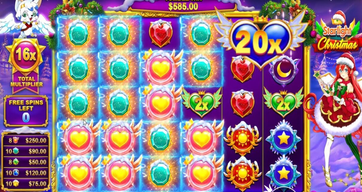 STARLIGHT PRINCESS CHRISTMAS – BONUS BUY ONLINE CASINO – 20X MULTIPLIER BIG SYMBOLS – ONLINE SLOT
