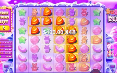 SUGAR RUSH BONUS BUY ONLINE CASINO – ONLINE SLOT – HIT GOOD SYMBOL WITH 48X MULTIPLIER