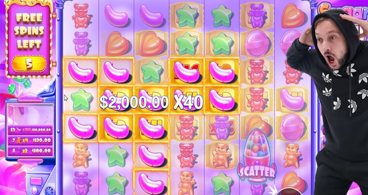SUGAR RUSH – HUGE WIN CASINO – BONUS BUY HIT 2000$ x 40 MULTIPLIER CASINO SLOT ONLINE GAME SUGAR RUSH – HUGE WIN CASINO – BONUS BUY HIT 2000$ x 40 MULTIPLIER CASINO SLOT ONLINE GAME