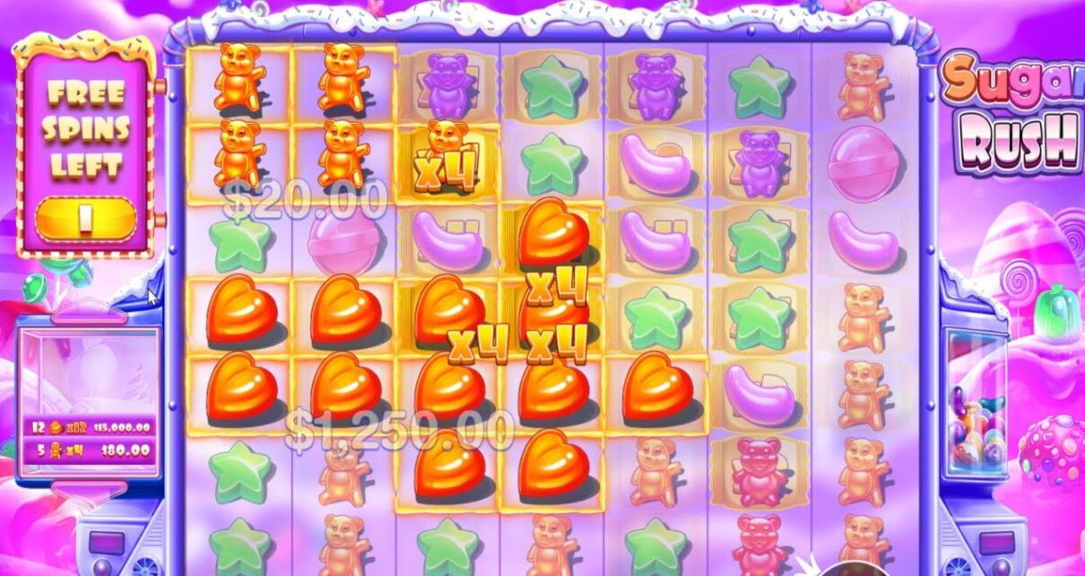SUGAR RUSH NICE HIT WITH BYG SYMBOLS – BONUS BUY ONLINE CASINO ONLINE SLOT