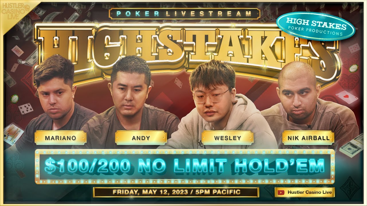 SUPER HIGH STAKES $100/200/400 w/ Mariano, Nik Airball, Wesley, Andy, Charles, Bobo & Brad