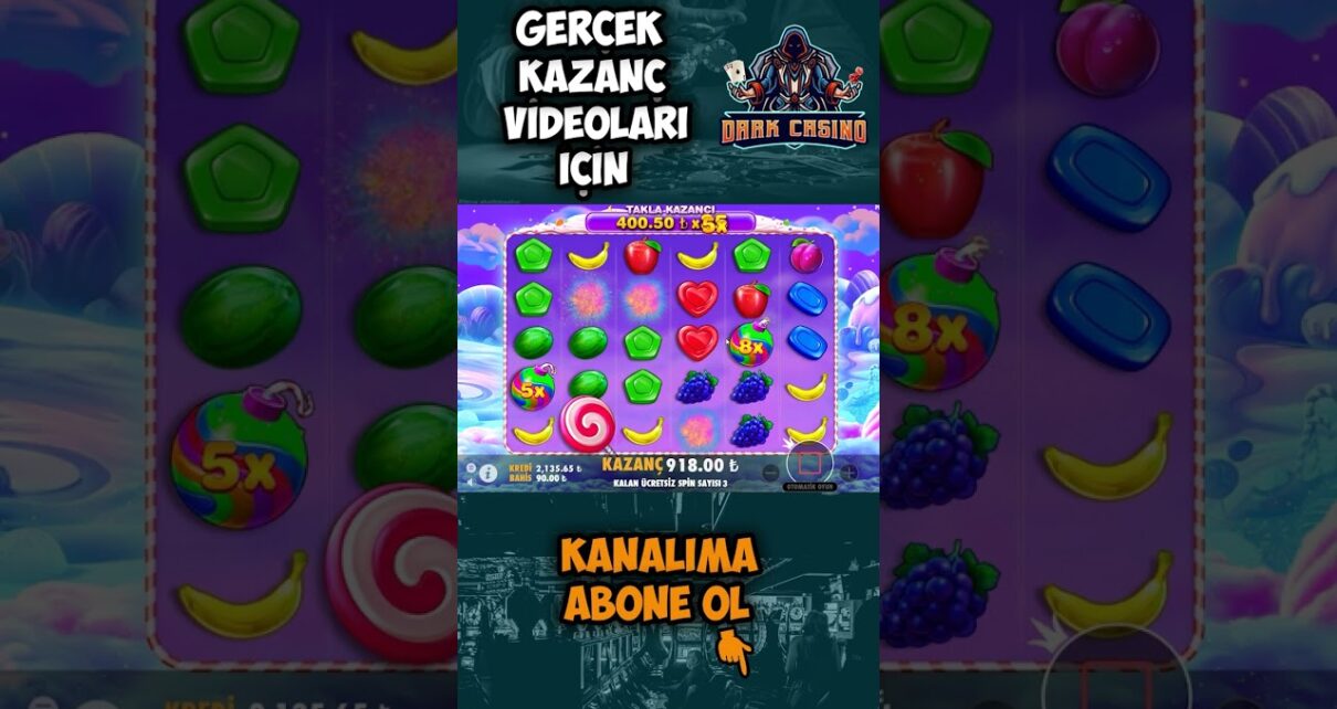 SWEET BONANZA ? BAYRAM ÜSTÜ PATLAYAN GÜZEL ŞEKERLER ! ? #slot #sweetbonanza #casino