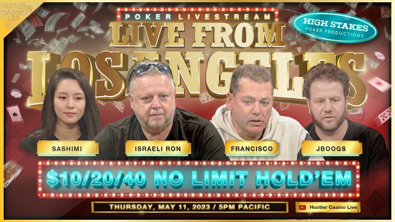 Sashimi, JBoogs, Close2Broke, Francisco, Dentist Dave, Israeli Ron, Ronnie & Mike X Play $10/20/40