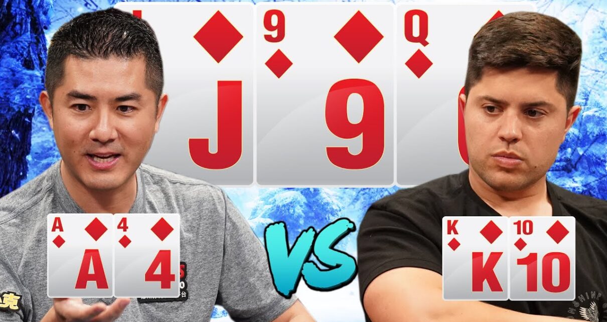 Sickest Cooler Ever!! Straight Flush vs Ace High Flush for 0,000!!