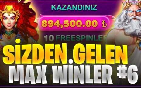 Slot Oyunları Sizden Gelenler | MİLYON MİLYAR KAZANÇLAR! | En Çok Kazandıran Slot Oyunları | #6