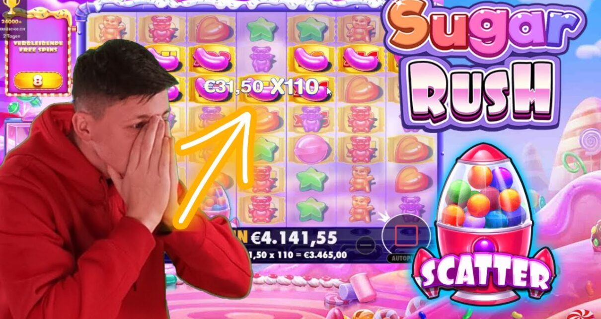 Sugar Rush ⚡BIG WIN⚡Pragmatic ⚡Online Casino Highlight