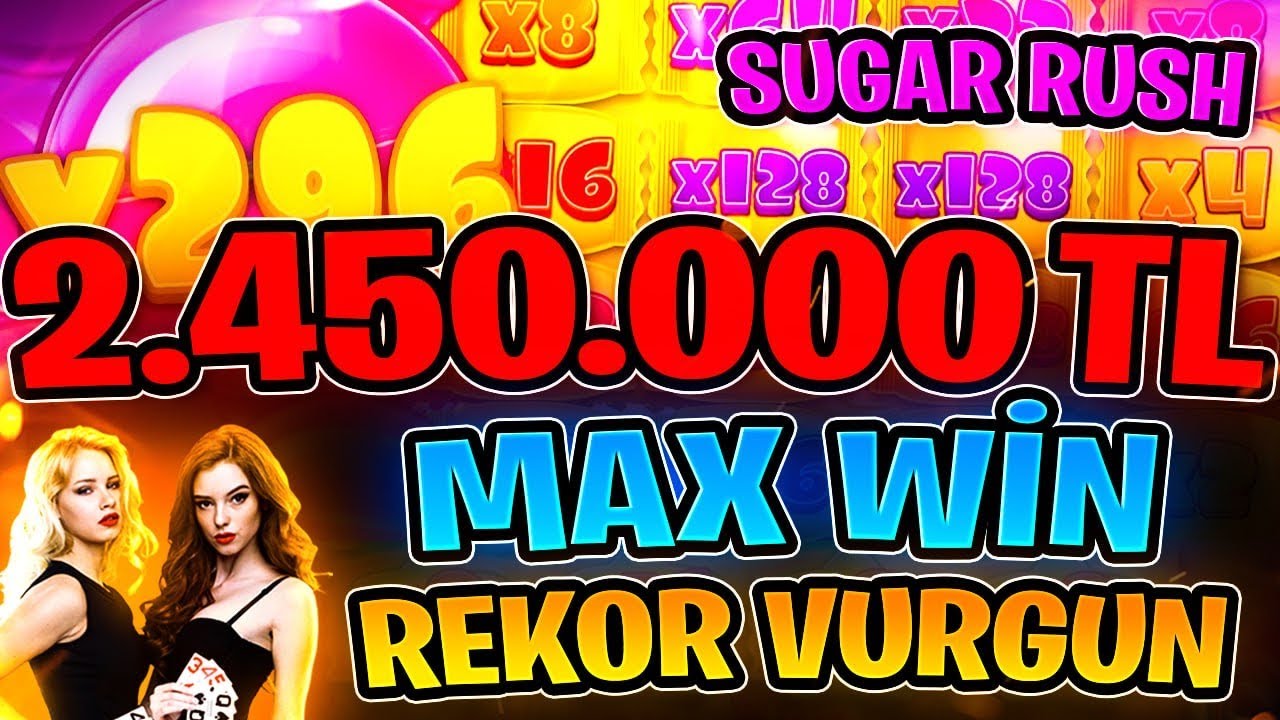 Sugar Rush Max Win | 2.450.000 TL Rekor Vurgun Uzatmalarla Kazandık | #sugarrush #slotoyunları