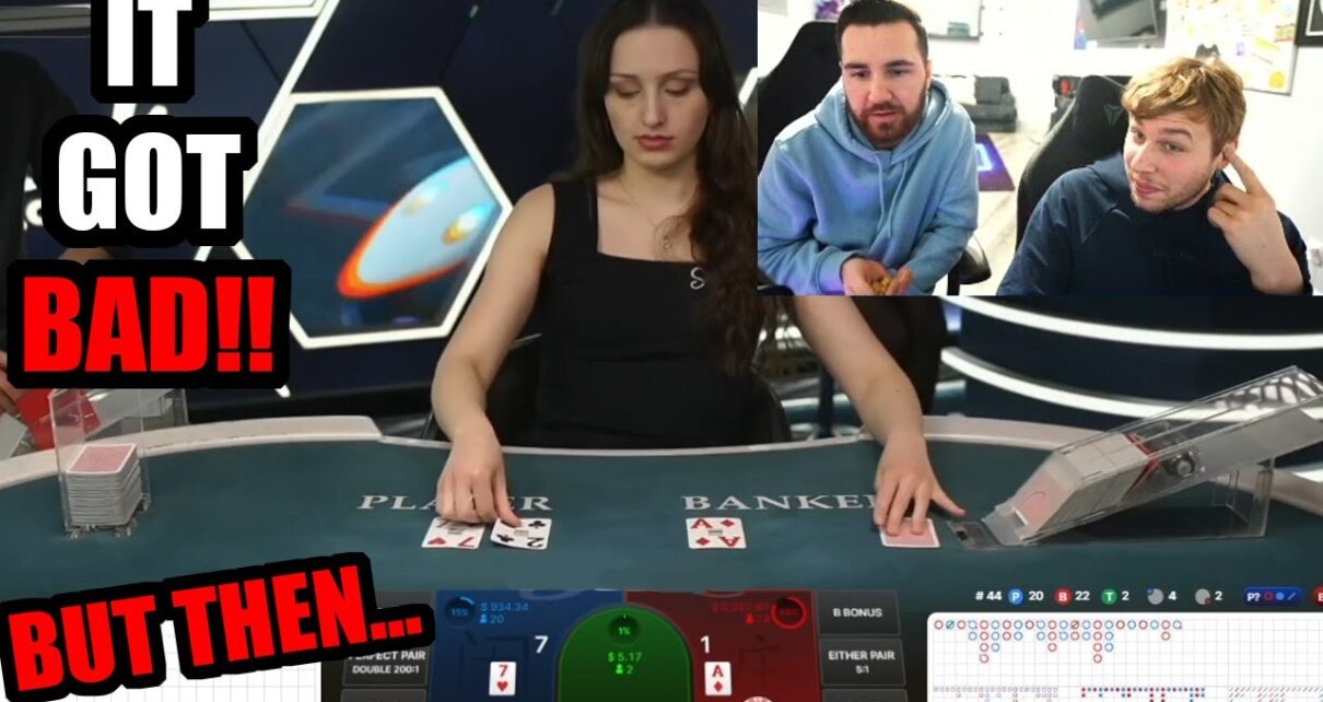 The BJ King Gets HOT On Baccarat !!