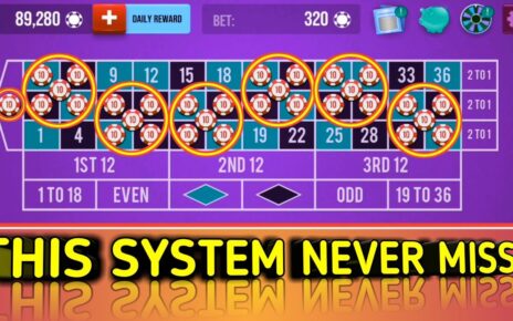 This System Never Miss 98% Winning | How To Earn Money Online Casino | Roulette