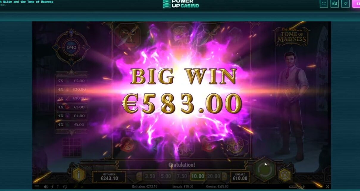 Tome of Madness Online Casino Deutsch | Slots | Highroll | Play n Go | Spinzstar