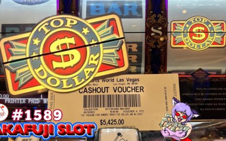 Top Dollar Slot & Shamrock Slot in Las Vegas Casino 赤富士スロット ラスベガス  スロットマシン