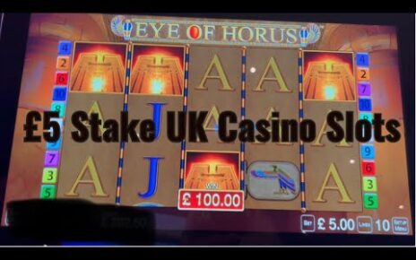 UK Casino Slots from Leeds – £1,000 Vs Eye of Horus at £5 Stake . Very Bonus Happy! turn a profit or loss?