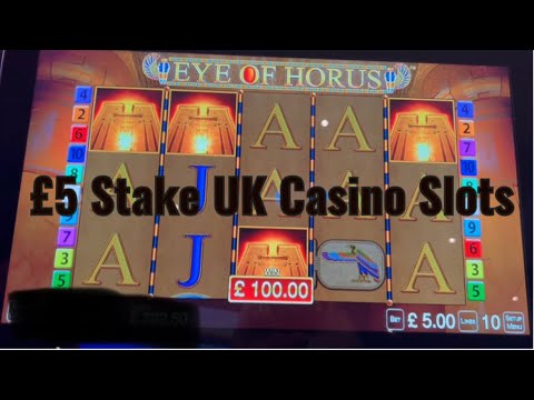 UK Casino Slots from Leeds – £1,000 Vs Eye of Horus at £5 Stake . Very Bonus Happy! turn a profit or loss?