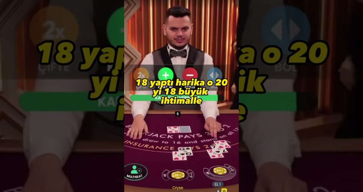 VIP Masa Blackjack iki Koltuk #blackjack #casino