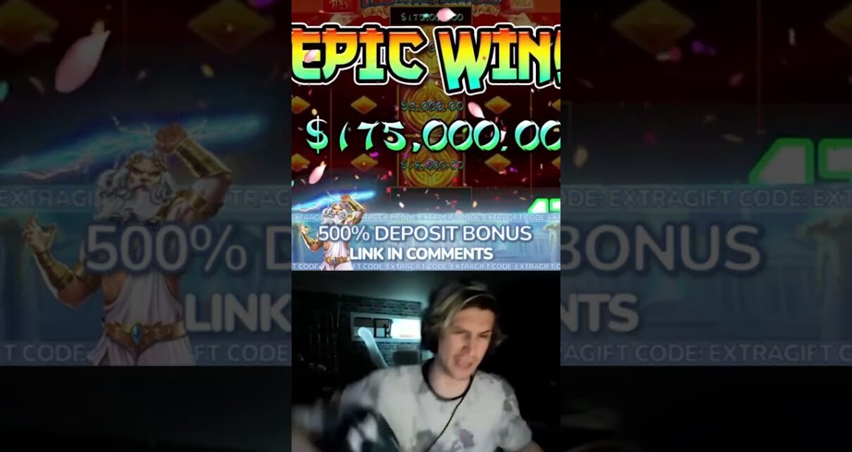 XQC BIGGEST WIN IN SLOTS #xqc #slot #slots #casino #win