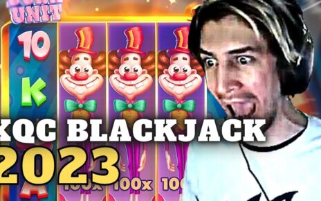 XQC GAMBLING, MASSIVE BLACKJACK turn a profit!! ONLINE CASINO, FAKE MONEY